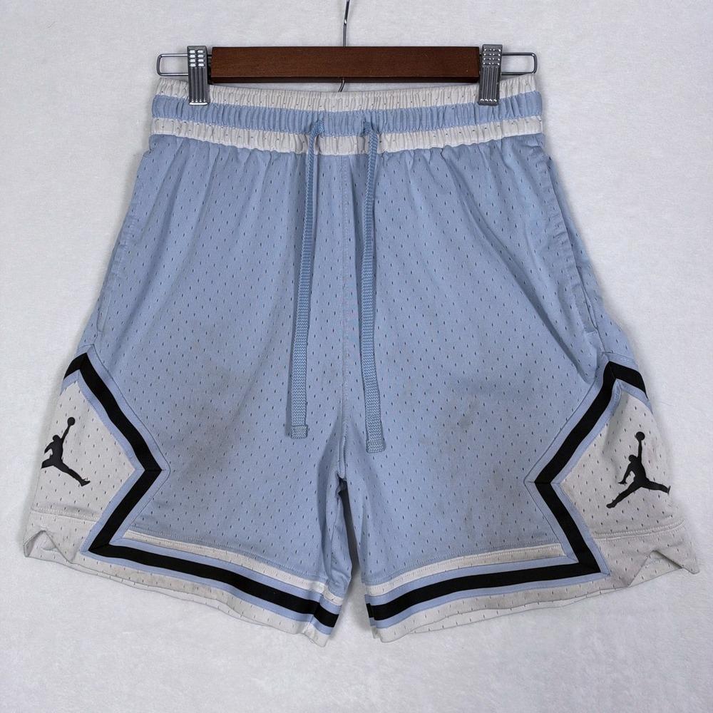 Jordan Diamond Mesh Basketball Shorts Diamond Blue White DX1487-425 Mens M